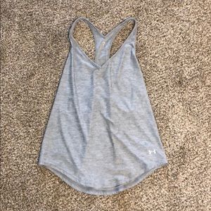Under armour Gray racerback Top.